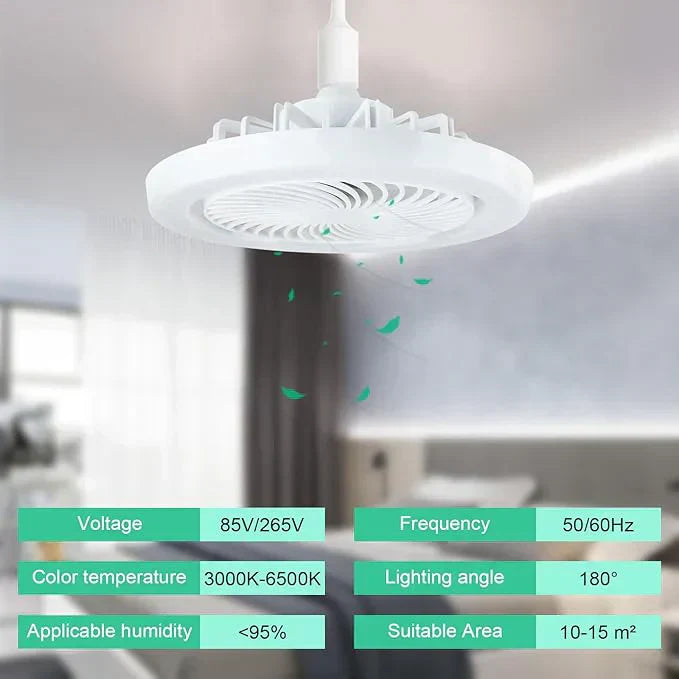 Remote, LED Dimmable Mini Ceiling Fans