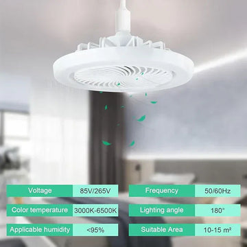 Remote, LED Dimmable Mini Ceiling Fans