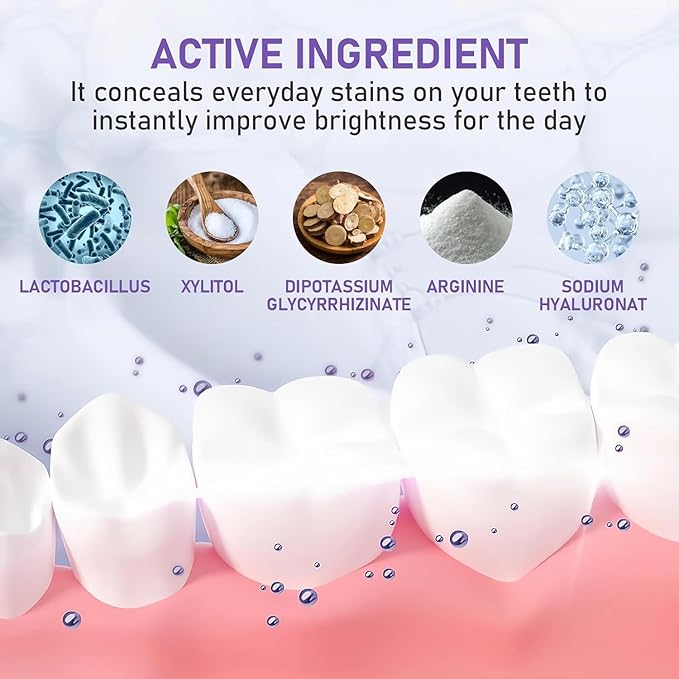 Hismile v34 Colour Corrector, Purple Teeth Whitening, Tooth
