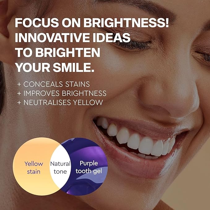 Hismile v34 Colour Corrector, Purple Teeth Whitening, Tooth