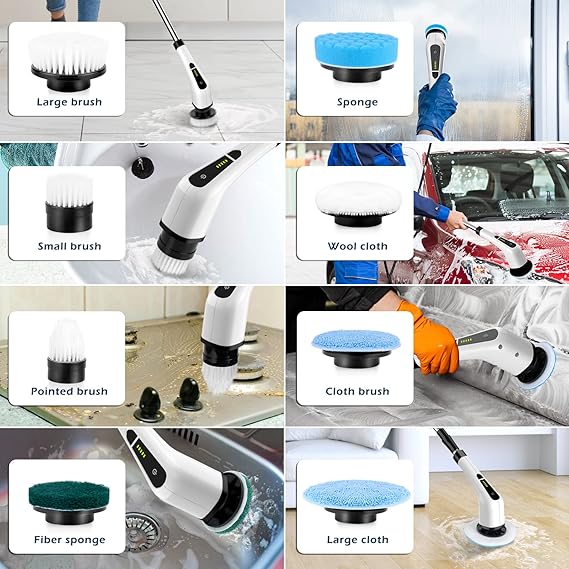 Electric Spin Scrubber, Electric Cleaning Brush